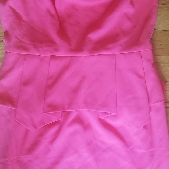 Pink Peplum Dress - Picture 9 of 11